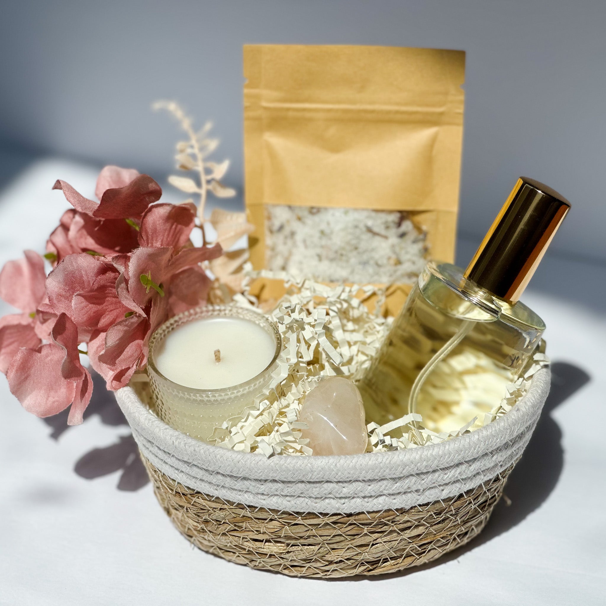 Mother's Day Basket - Hella Charged & LIT | Ethically Made Sustainable Vegan Candles, Jewelry & More