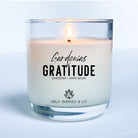 Gardenias N' Gratitude - Candle - Hella Charged & LIT | Ethically Made Sustainable Vegan Candles, Jewelry & More