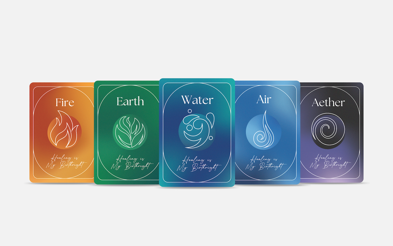 Healing is My Birthright Affirmation Deck - Hella Charged & LIT | Ethically Made Sustainable Vegan Candles, Jewelry & More