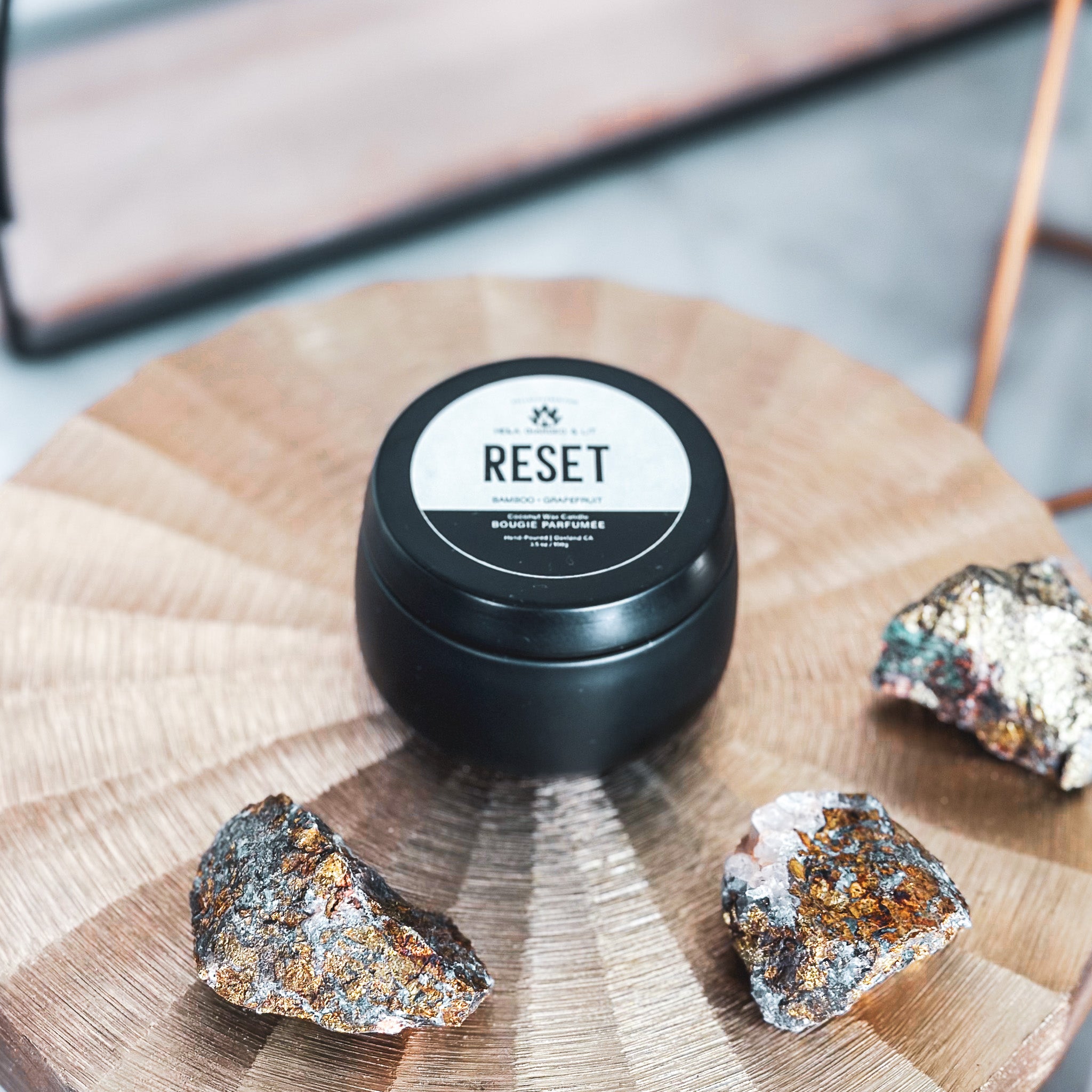 Reset - Candle - Hella Charged & LIT | Ethically Made Sustainable Vegan Candles, Jewelry & More