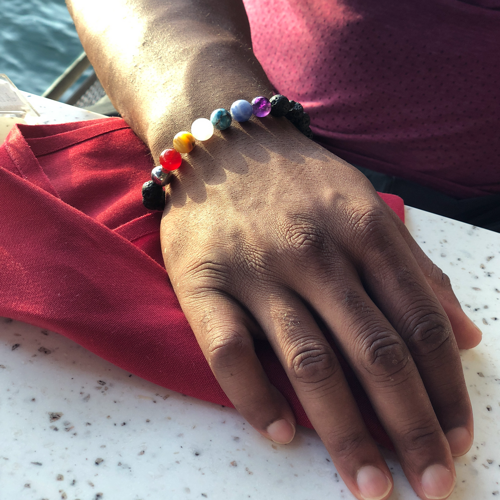 Chakra Bracelet - Ethically Made Sustainable Vegan Candles, Jewelry & More | Hella Charged & LIT 