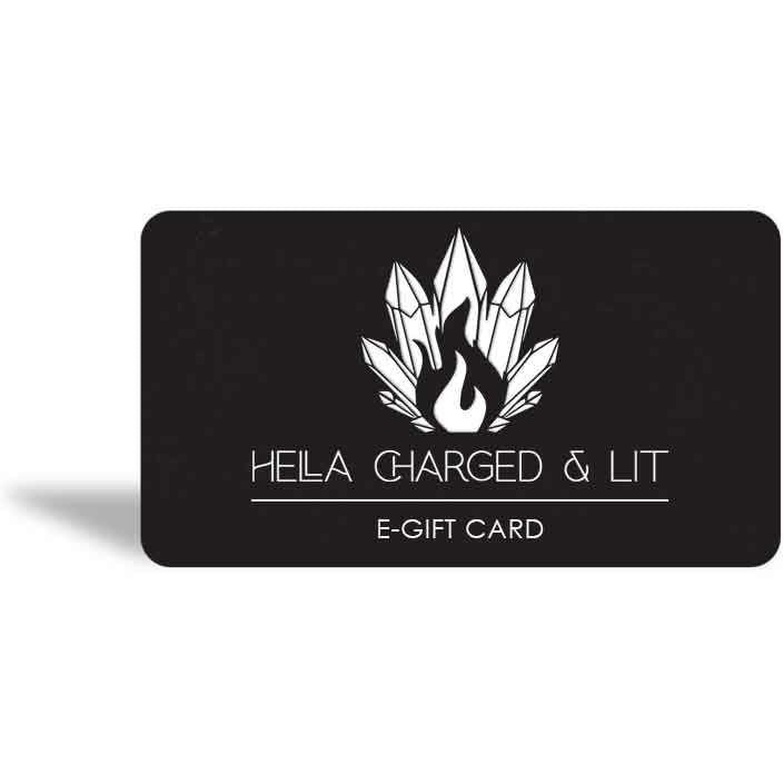 Hella Charged & LIT E-Gift Card - Ethically Made Sustainable Vegan Candles, Jewelry & More | Hella Charged & LIT