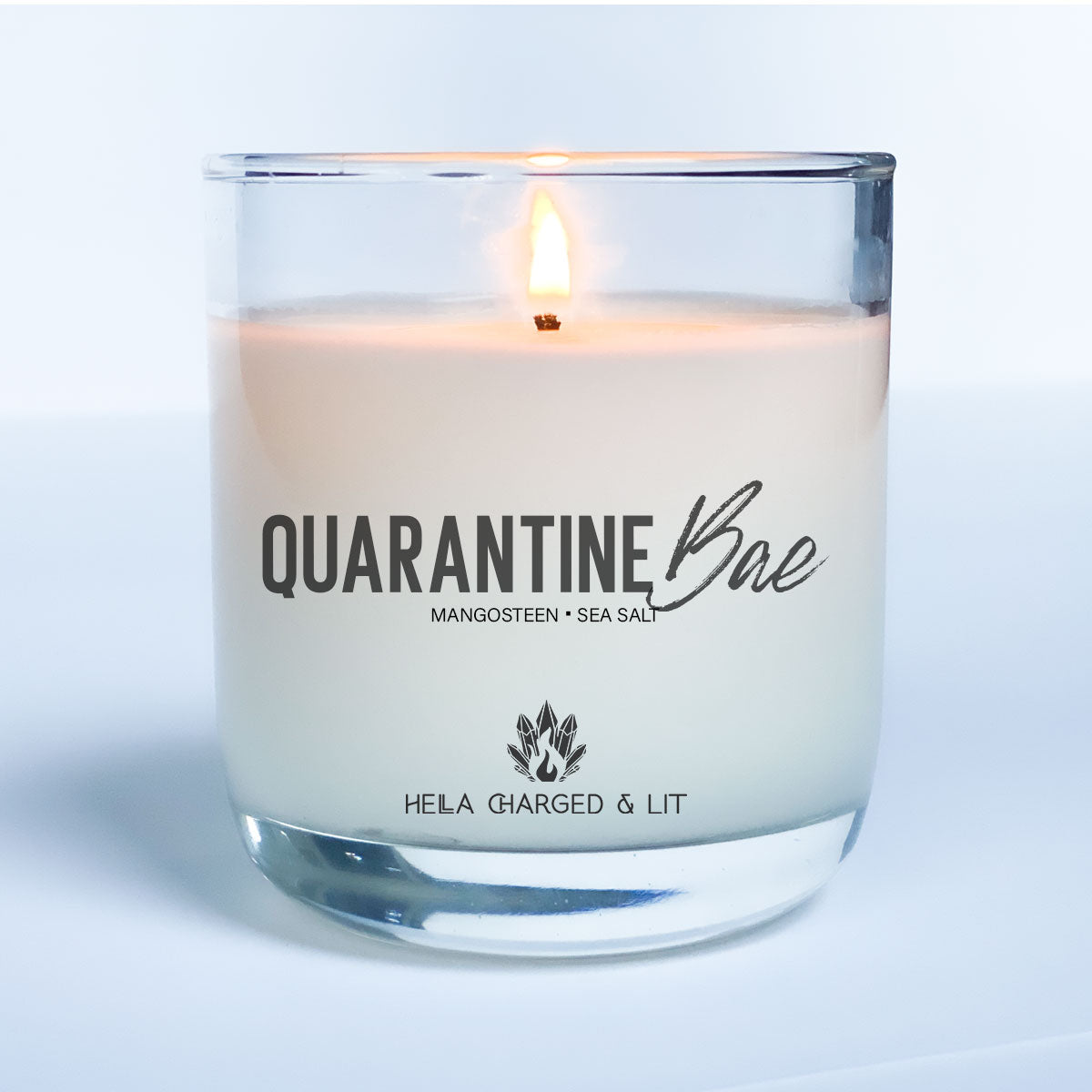 Quarantine Bae Candle - Ethically Made Sustainable Vegan Candles, Jewelry & More | Hella Charged & LIT