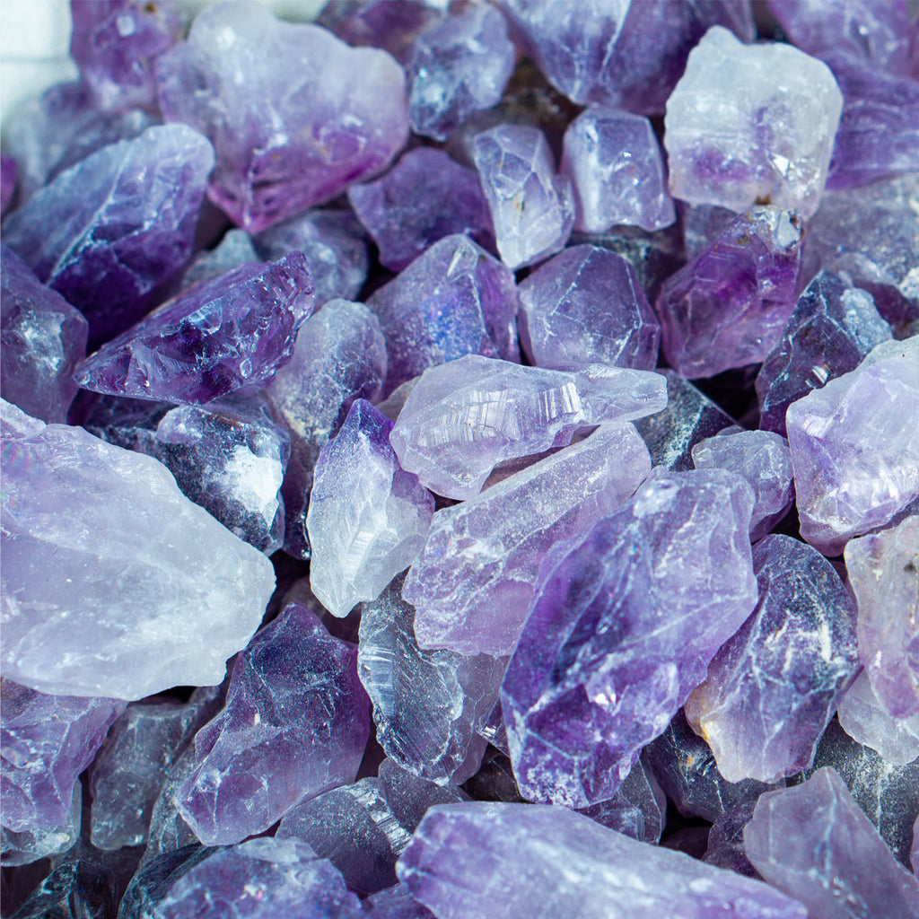 Raw Amethyst Crystal Points - Ethically Made Sustainable Vegan Candles, Jewelry & More | Hella Charged & LIT 