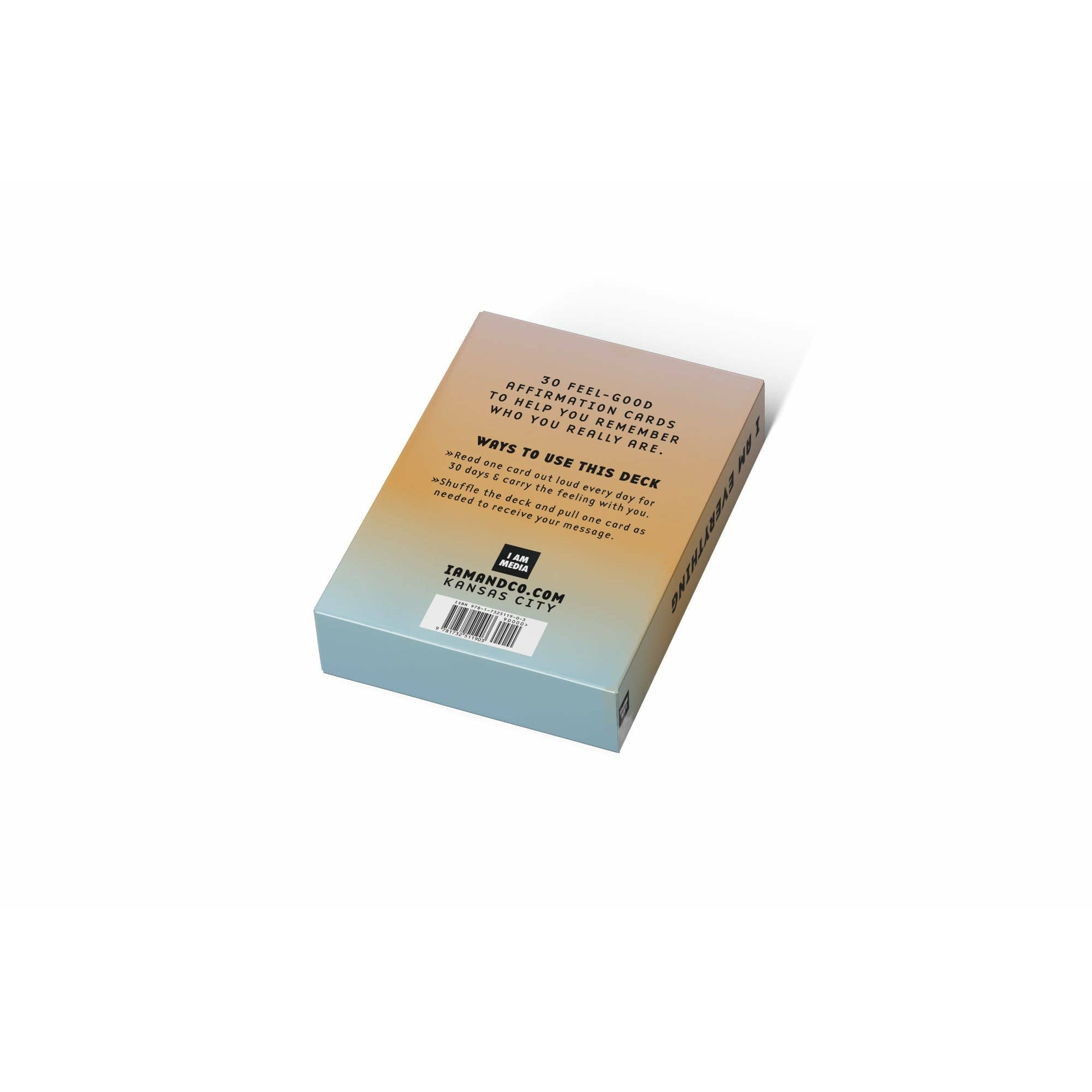 I AM Everything™ Affirmation Card Deck - Ethically Made Sustainable Vegan Candles, Jewelry & More | Hella Charged & LIT