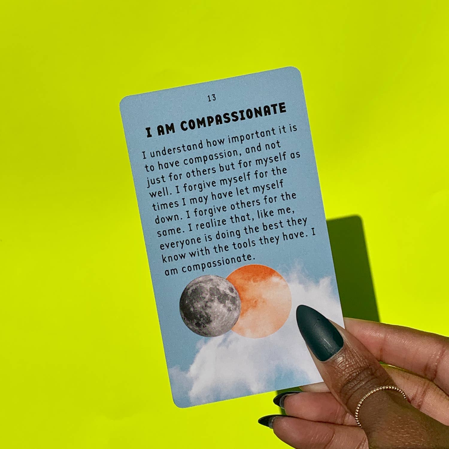 I AM Everything™ Affirmation Card Deck - Ethically Made Sustainable Vegan Candles, Jewelry & More | Hella Charged & LIT