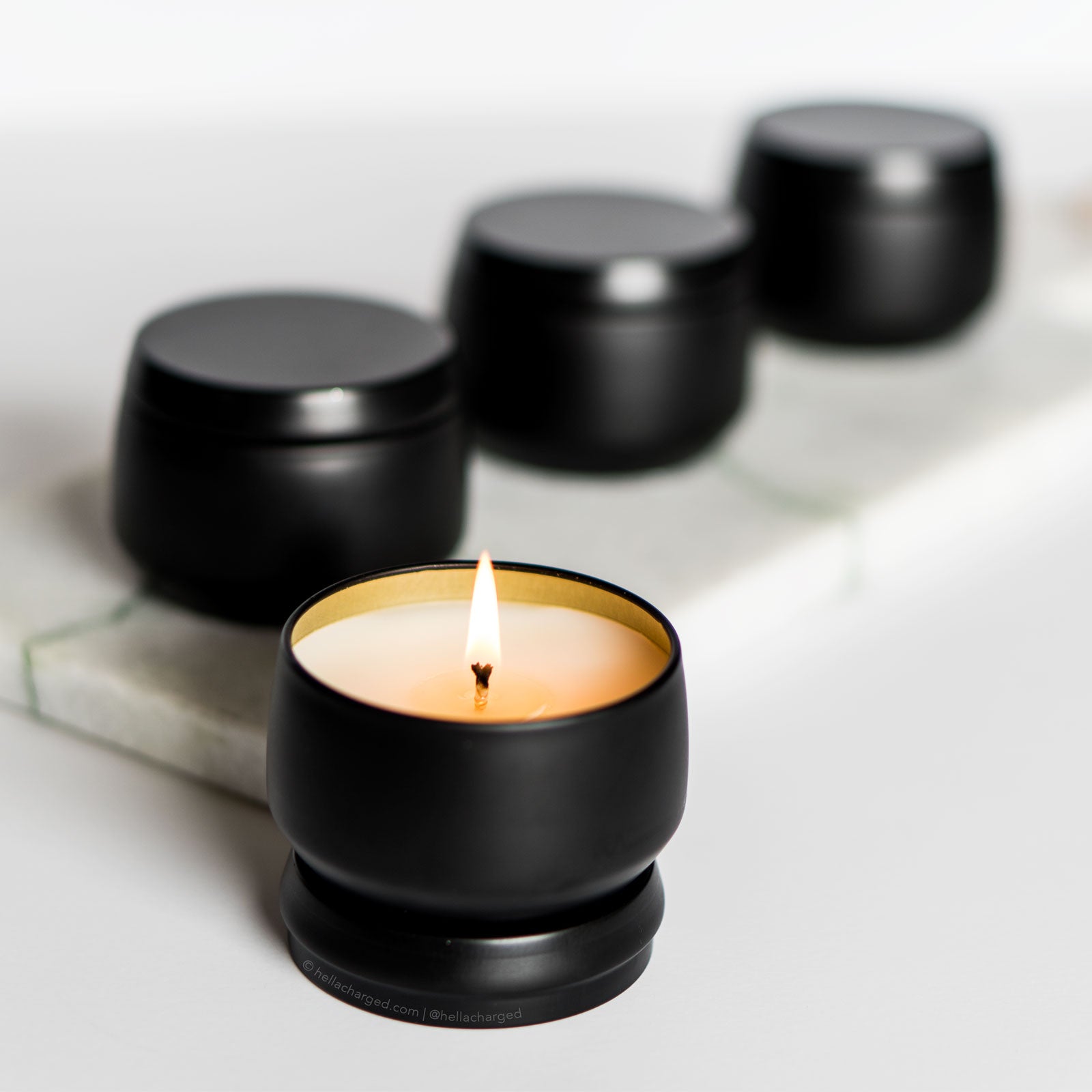 Cuffin' Season Sampler Set - Ethically Made Sustainable Vegan Candles, Jewelry & More | Hella Charged & LIT