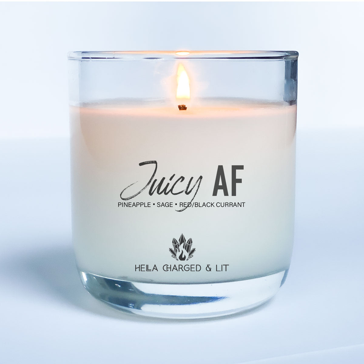 Juicy AF Candle - Ethically Made Sustainable Vegan Candles, Jewelry & More | Hella Charged & LIT