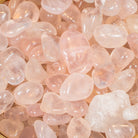 Rose Quartz - Tumbled - Ethically Made Sustainable Vegan Candles, Jewelry & More | Hella Charged & LIT