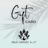 Hella Charged & Lit Gift Card - Hella Charged & LIT | Ethically Made Sustainable Vegan Candles, Jewelry & More 