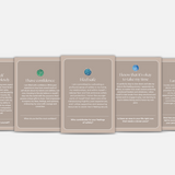 Healing is My Birthright Affirmation Deck - Hella Charged & LIT | Ethically Made Sustainable Vegan Candles, Jewelry & More 
