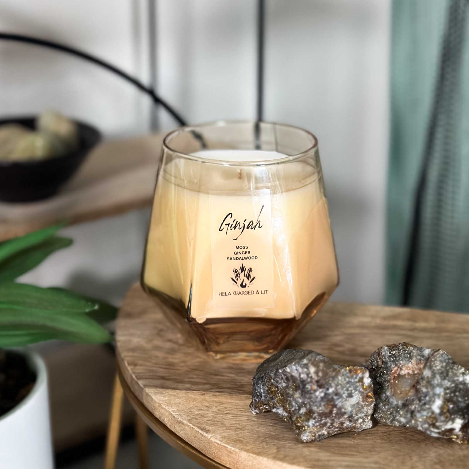 Ginjah Candle - Hella Charged & LIT | Ethically Made Sustainable Vegan Candles, Jewelry & More 