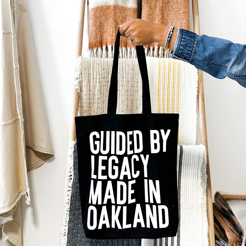 "Guided by Legacy" Bag - Hella Charged & LIT | Ethically Made Sustainable Vegan Candles, Jewelry & More 