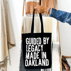 "Guided by Legacy" Bag - Hella Charged & LIT | Ethically Made Sustainable Vegan Candles, Jewelry & More 