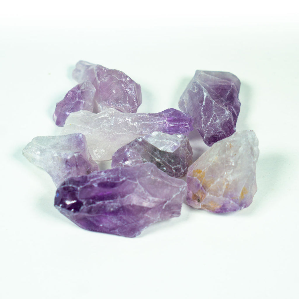 Raw Amethyst Crystal Points - Ethically Made Sustainable Vegan Candles, Jewelry & More | Hella Charged & LIT 