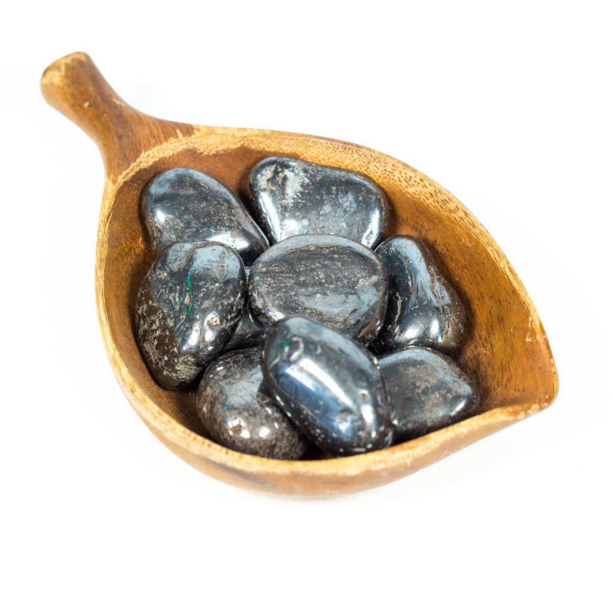 Hematite - Tumbled - Ethically Made Sustainable Vegan Candles, Jewelry & More | Hella Charged & LIT 