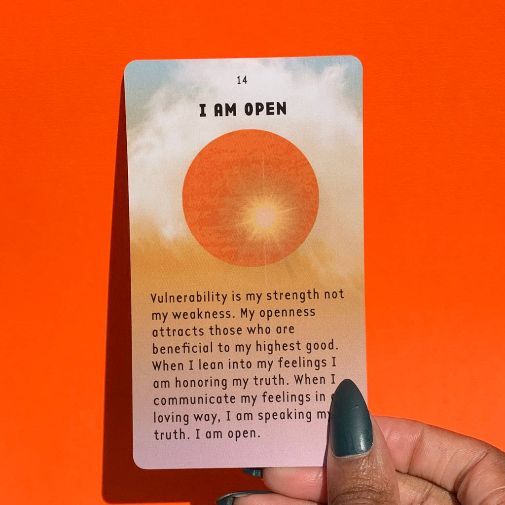 I AM Everything™ Affirmation Card Deck - Ethically Made Sustainable Vegan Candles, Jewelry & More | Hella Charged & LIT 